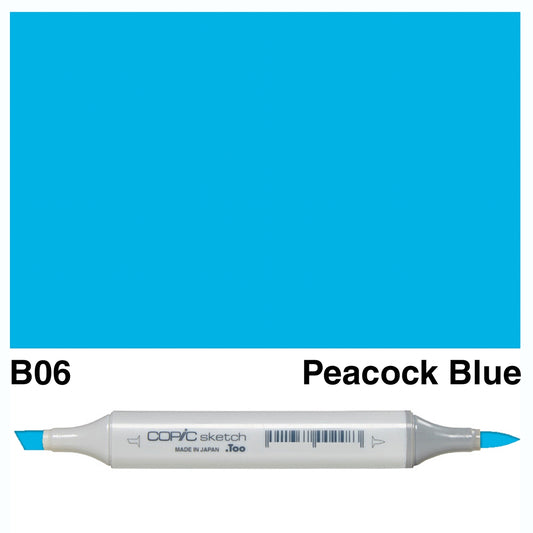 Copic Sketch B06 Peacock Blue