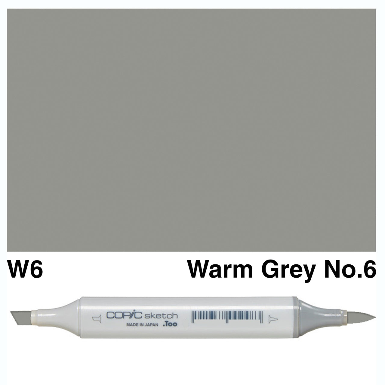 Copic Sketch Marker W-6 - Warm Gray No.6