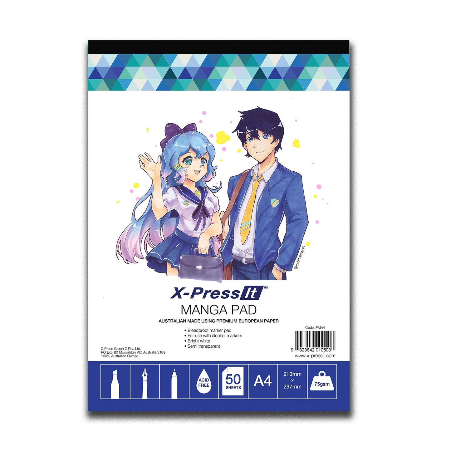 A4 Manga Pad - X-Press It - PMA4 - 50 sheets