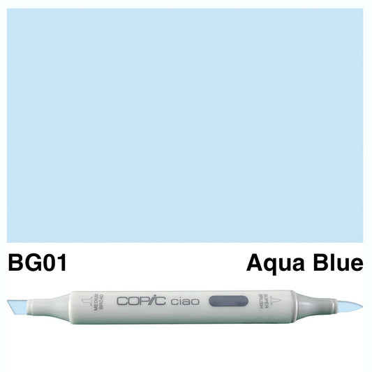 Copic Ciao Marker BG01 - Aqua Blue