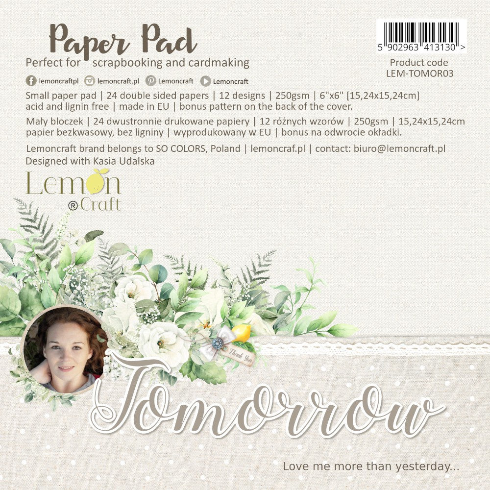 Lemoncraft Tomorrow 6"x6" Paper Pad LEM-TOMOR03