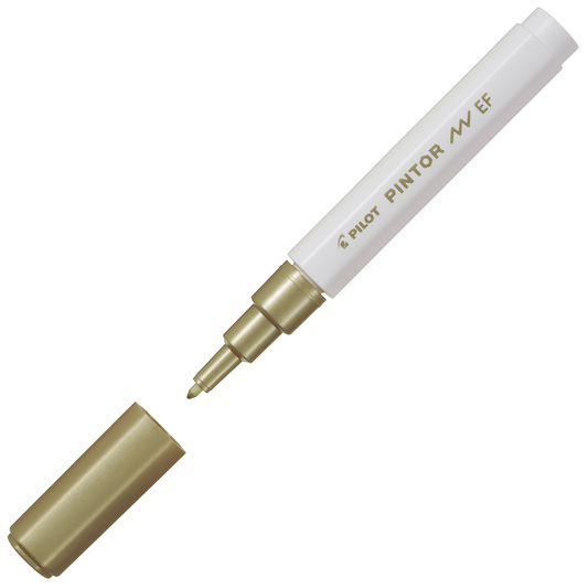 Pilot Pintor Paint Marker - Extra Fine 0.7mm - Metallic Gold