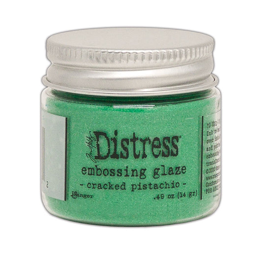 Tim Holtz Distress Embossing Glaze - Cracked Pistachio 14g TDE70962