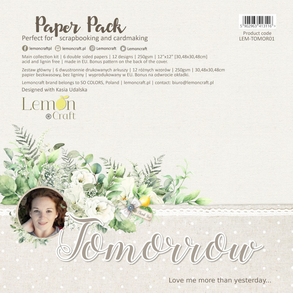 Lemoncraft Tomorrow 12"x12" Paper Pad LEM-TOMOR01