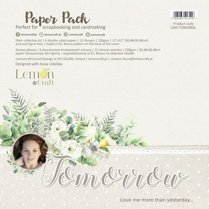 Lemoncraft Tomorrow 12"x12" Paper Pad LEM-TOMOR01