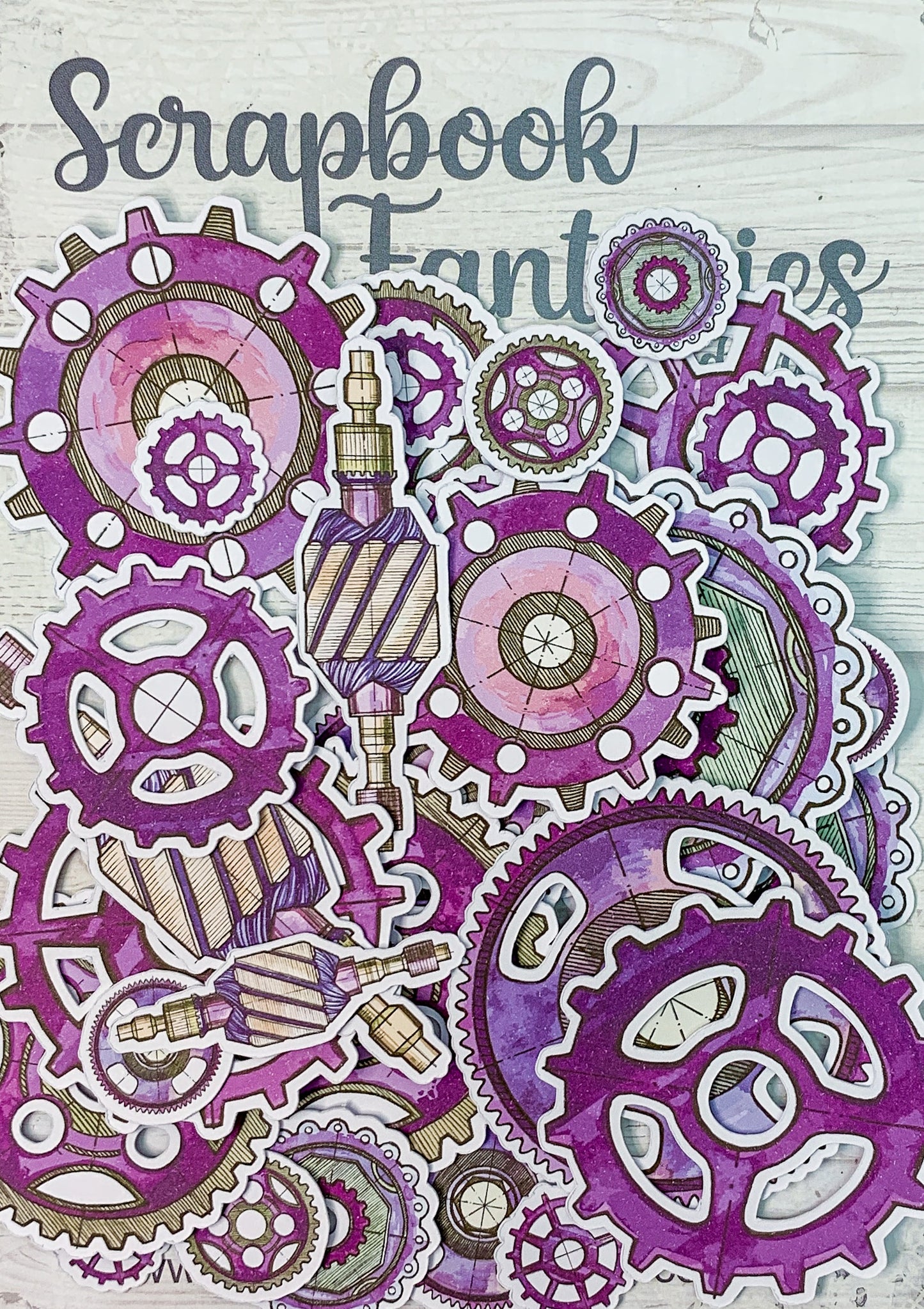 Robot Antics Colour-Cuts - Cogs 13 (37 pieces) Designed by Alicia Redshaw