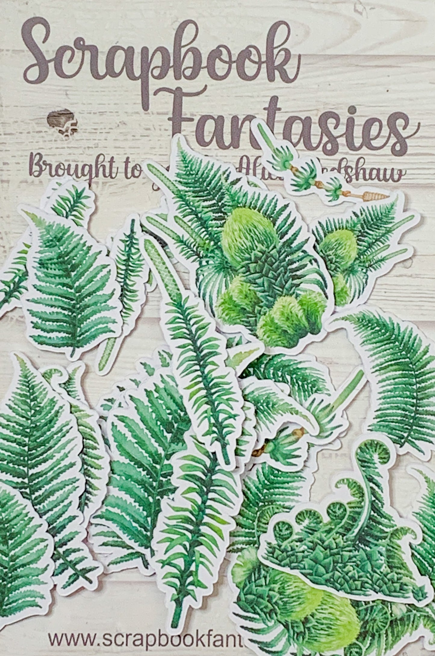 DinoWorld Colour-Cuts Minis - Dino-Ferns (22 pieces) Designed by Alicia Redshaw