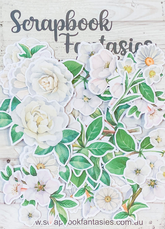 Redwood Farm Colour-Cuts - Redwood Florals (33 pieces) Designed by Alicia Redshaw Exclusively for Scrapbook Fantasies