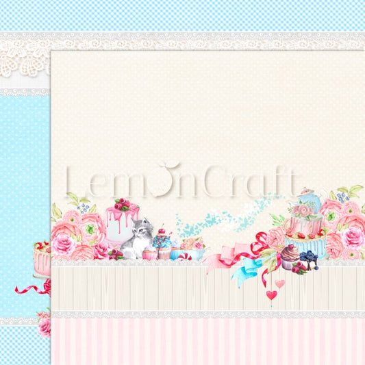 LemonCraft - 12 x 12 Something Sweet Pattern Paper  06 (LEM-SOMSWE06)