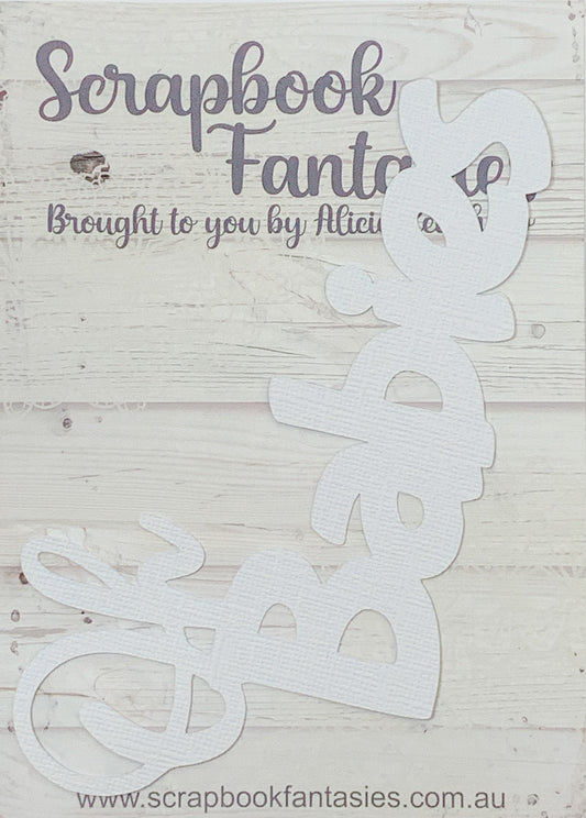 Family is Everything - Oh Babies 6"x3.25" White Linen Cardstock Title-Cut - Designed by Alicia Redshaw