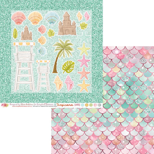 Tropicana 12x12 Double-Sided Patterned Paper 5