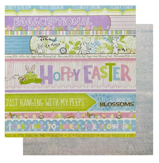 We R Memory Keepers Cotton Tail 12x12 Double-sided Patterned Paper - Easter Titles 61579-8