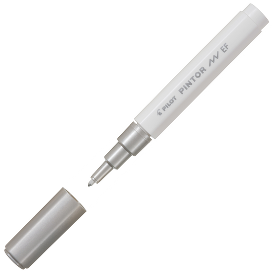 Pilot Pintor Paint Marker - Extra Fine 0.7mm - Metallic Silver