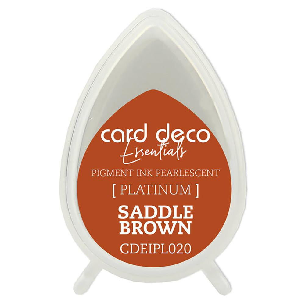 Card Deco Essentials Pearlescent Pigment Ink - Saddle Brown - CDEIPL020