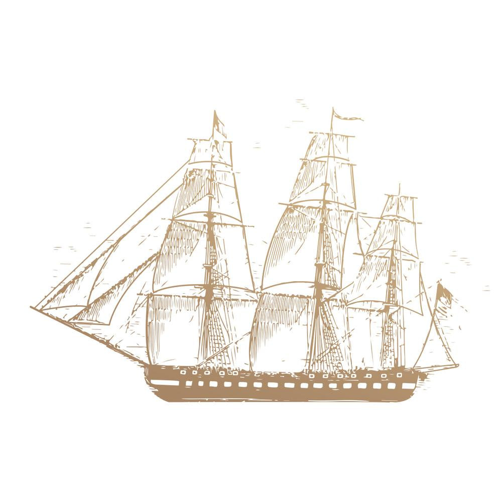 Couture Creations - Mini Stamp - New Adventures - Sail Boat (CO727782)