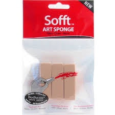 Sofft Art Sponges - Bar Flat 3 pack (61022)