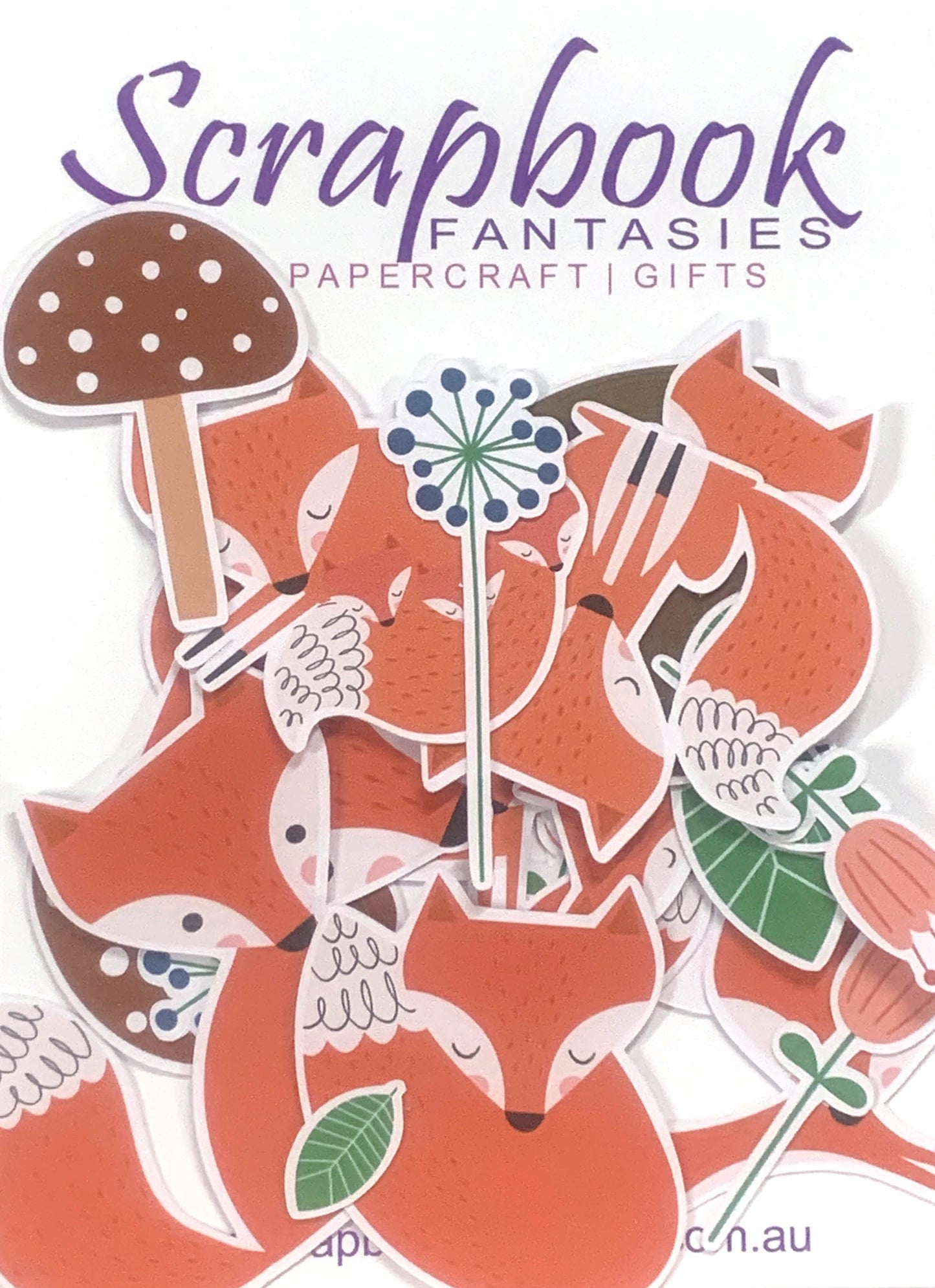 Colour-Cuts - Little Red Fox (27 pieces) Designed by Alicia Redshaw