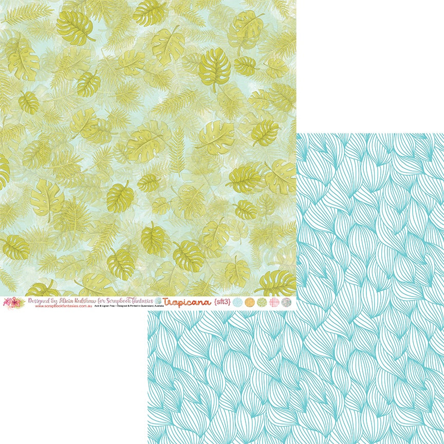 Tropicana 12x12 Double-Sided Patterned Paper 3