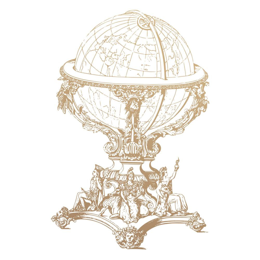 Couture Creations - Mini Stamp - New Adventures - Vintage Globe (CO727784)