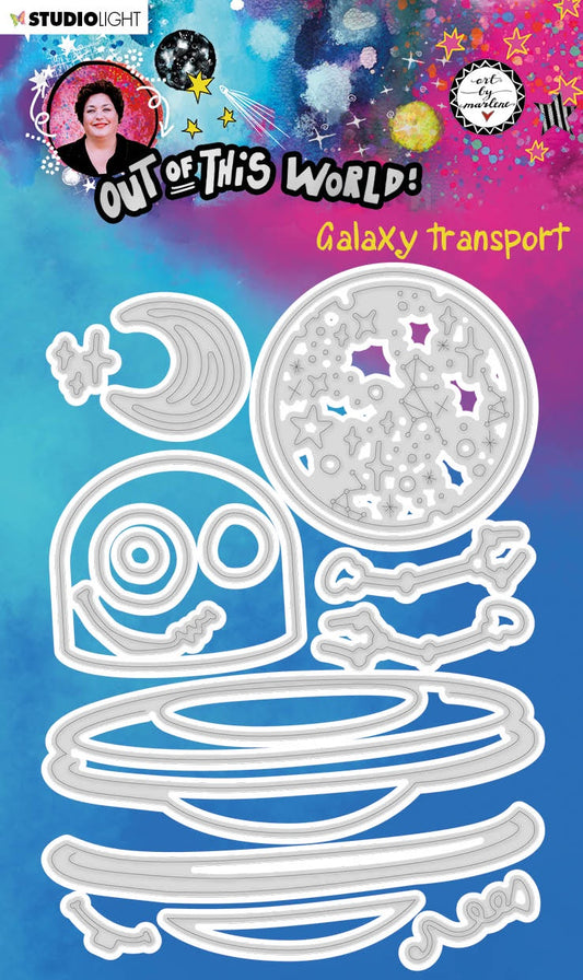 Art by Marlene Out of this World Galaxy Transport Cutting Die Set ABM-OOTW-CD84