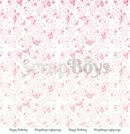 ScrapBoys - Butterfly Meadow - 12 x 12 Pattern Paper (Bume-02)