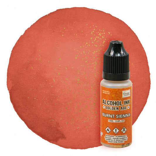 Couture Creations 12ml Golden Age Burnt Sienna Alcohol Ink CO728502