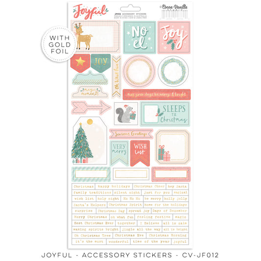Cocoa Vanilla Studio Joyful Accessory Stickers CV-JF012