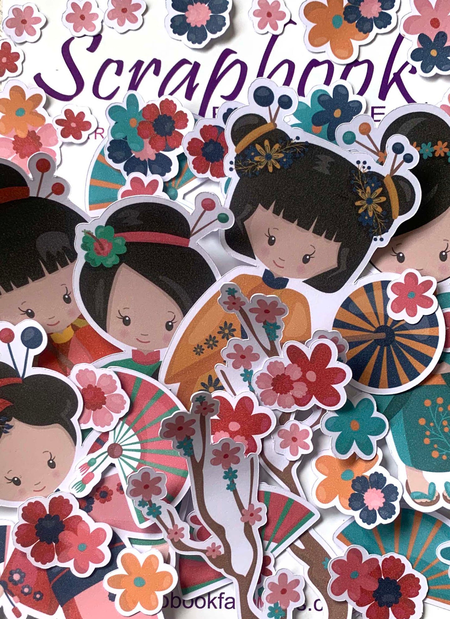 Colour-Cuts - Kimono Cuties (39 pieces) Designed by Alicia Redshaw