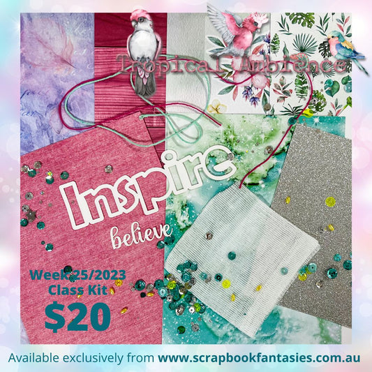 Class Kit - Live Classes Week 25/2023 with Alicia Redshaw (Monday 19 June) - Tropical Ambience
