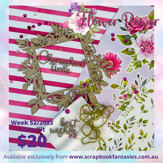 Class Kit - Live Classes Week 52/2023 with Alicia Redshaw (Monday 25 December) - Flower Power