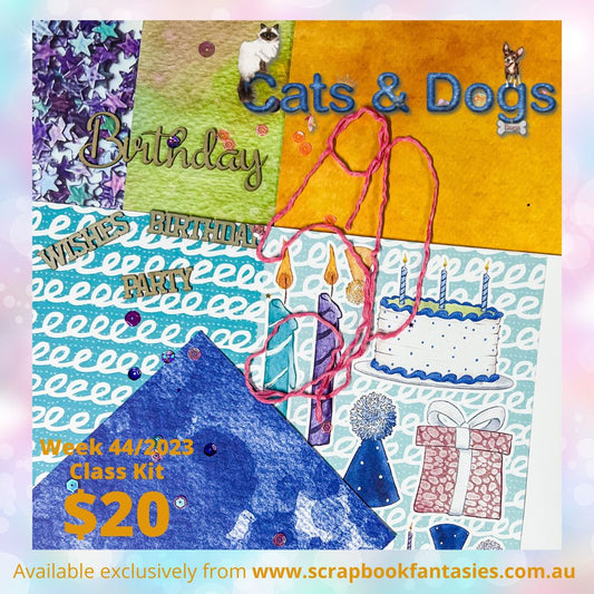 Class Kit - Live Classes Week 44/2023 with Alicia Redshaw (Monday 23 October) - Cats & Dogs