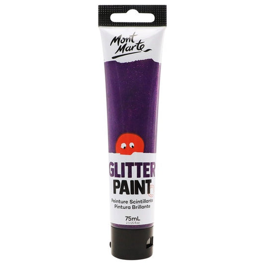 Mont Marte Purple Glitter Paint 75ml MKGL0007