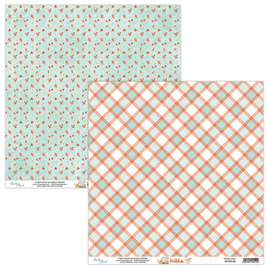 Mintay Kiddie 12"x12" Double-Sided Patterned Paper 05 MT-KID-05
