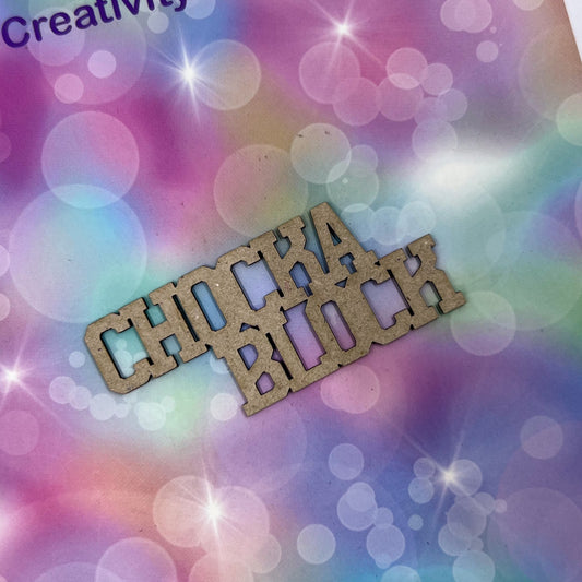 Chippie-Cuts Grey 1.2mm Chipboard Mini-Block Title - Book Worm 2.25"x1" 16026