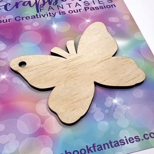 Ready-to-Colour Wooden Shape - Butterfly 3"x2.5" 15426