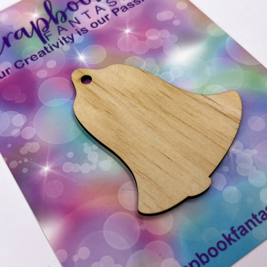 Ready-to-Colour Wooden Shape - Bell 2.5"x3" 15405