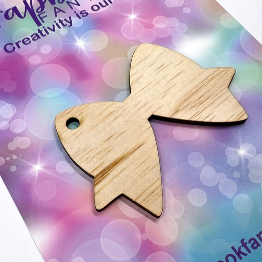 Ready-to-Colour Wooden Shape - Bow 3"x23" 15434