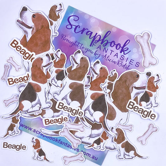 Cats & Dogs Colour-Cuts - Beagle (over 25 pieces) 14980