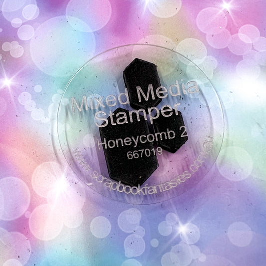 Mixed Media Stamper - Foam Stamp - Honeycomb 2 667019