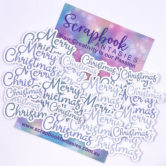 Snow Princess Christmas Colour-Cuts - Merry Christmas 11 (22 pieces) 15339