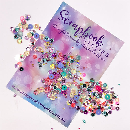 Tropical Ambience Sequin & Bead Embellishment Mix