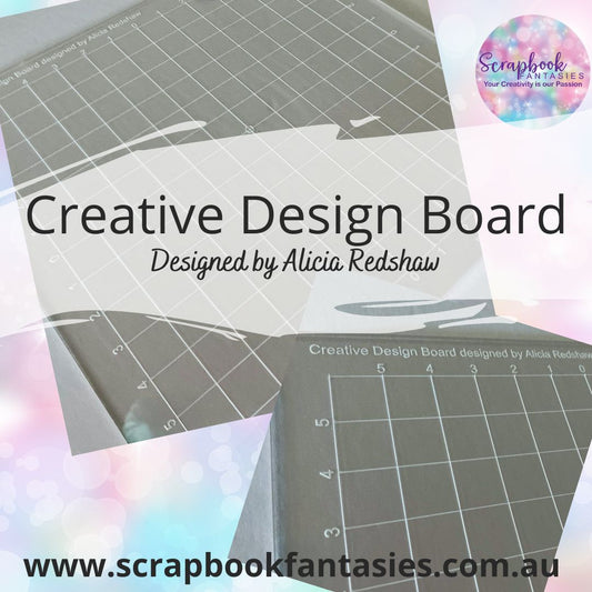 Scrapbook Fantasies Creative Design Board - 14"x14" - Designed by Alicia Redshaw 14638