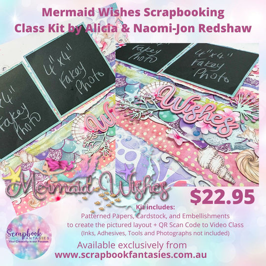 Mother Daughter Mermaid Wishes Friday Night Scrap-Along Kit - GICS #17 - 14 July 2023