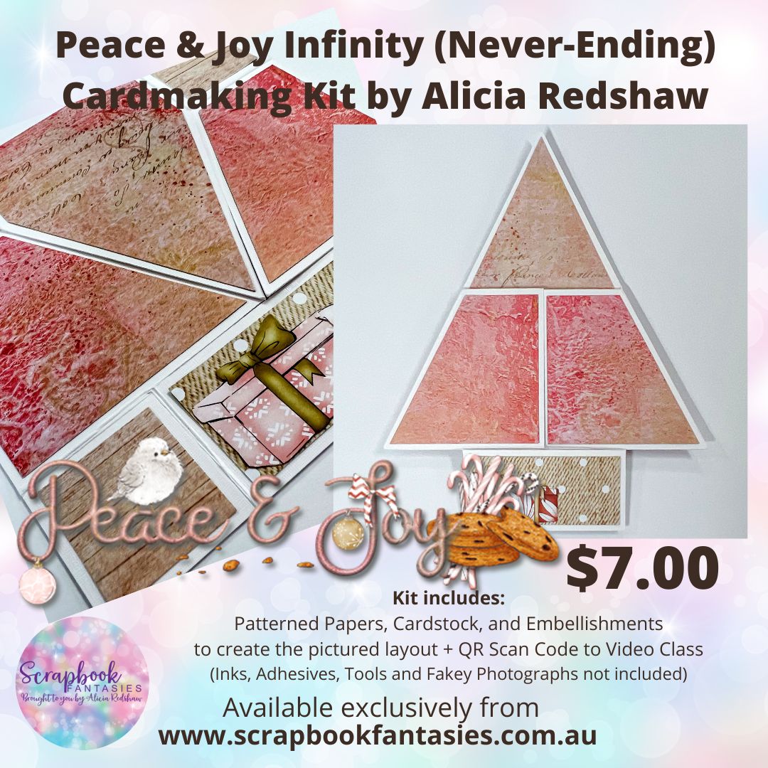 Infinity (Never-Ending) Christmas Tree Card Friday Night Card-Along Kit - 2 December 2022