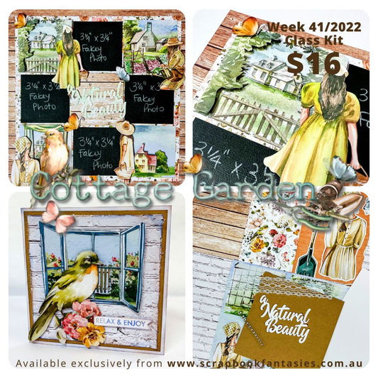 Class Kit - Live Classes Week 41/2022 with Alicia Redshaw (Monday 10 October) - Cottage Garden