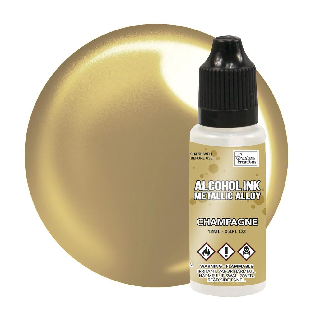 Couture Creations 12ml Champagne Metallic Alloy Alcohol Ink CO727888