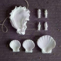 Prima Matte Resin Craft Blanks - Shells - 8 pieces (942083)