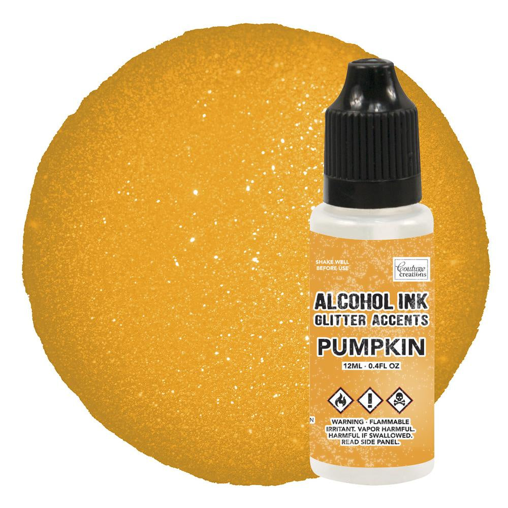 Couture Creations 12ml Pumpkin Glitter Accents Alcohol Ink CO728347
