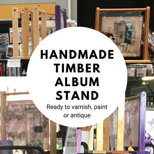 Handmade Timber Album Stand