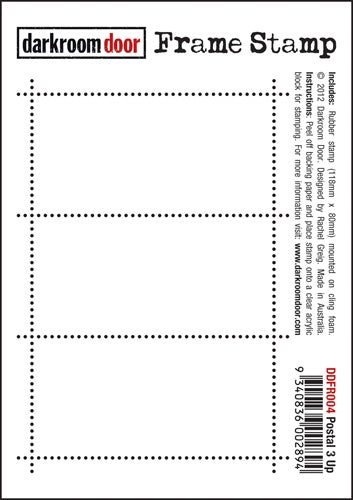 Darkdoor Door - Frame Stamp-Postal 3 Up (DDRF004)